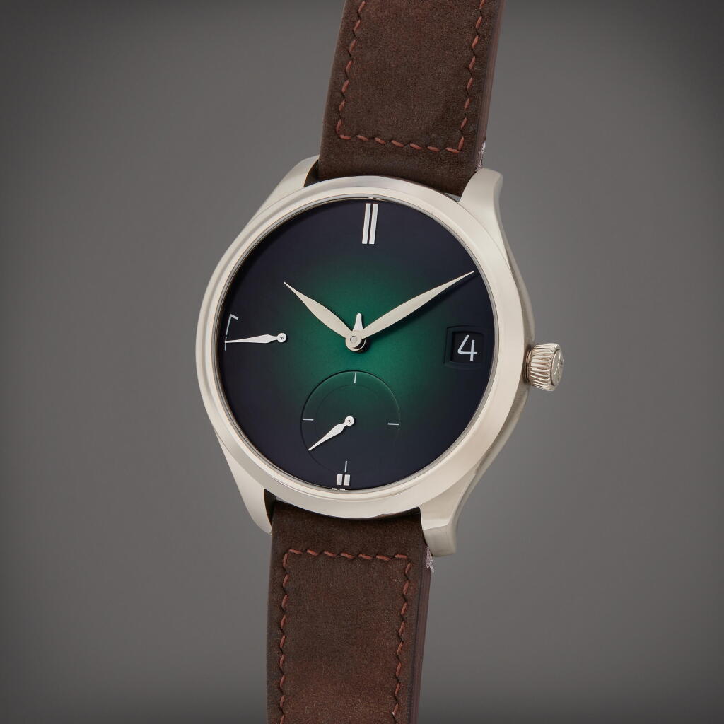 View full screen - View 1 of Lot 99. Reference 1800-0202 Endeavour Perpetual Calendar | A limited edition white gold perpetual calendar wristwatch with power reserve indication, Circa 2020.
