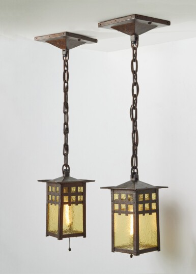 View full screen - View 1 of Lot 391. Pair of Lanterns.