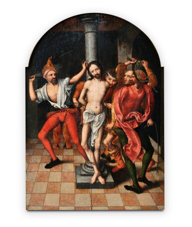 View full screen - View 1 of Lot 101. Christ at the column.