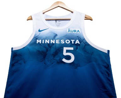 View full screen - View 1 of Lot 13. Anthony Edwards Minnesota Timberwolves 2023-2024 Game Worn City Edition Jersey .