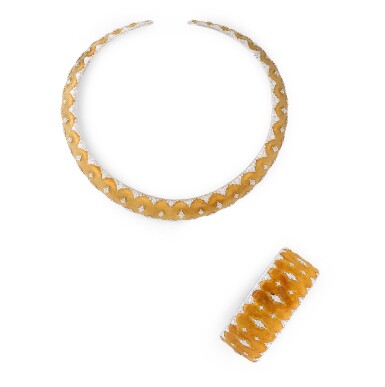 View full screen - View 1 of Lot 119. BUCCELLATI | DEMI-PARURE OR | GOLD DEMI-PARURE.