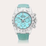 Cosmograph Daytona "Beach", Reference 116519 A white gold chronograph wristwatch with turquoise dial, Circa 2006 | 勞力士 | COSMOGRAPH DAYTONA "BEACH" 型號116519 | 白金計時腕錶,備綠松石錶盤,約2006年製