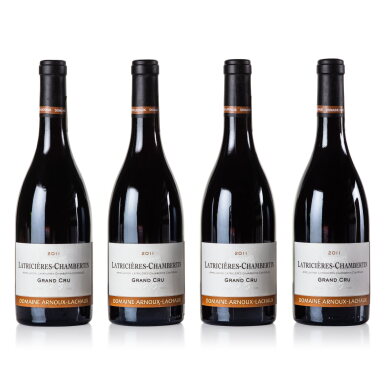 View full screen - View 1 of Lot 308. Latricières Chambertin 2011 Domaine Arnoux-Lachaux (4 BT).