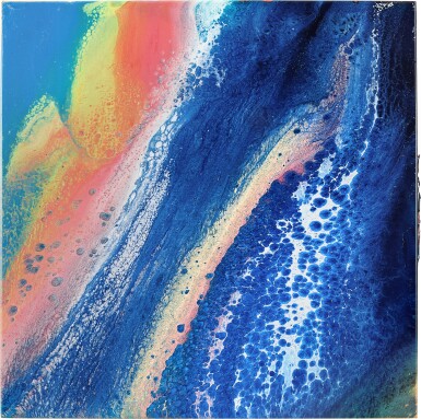 View full screen - View 1 of Lot 5571. Visual Poetry_Blue Light #08 | 視象詩_藍光 08 號.