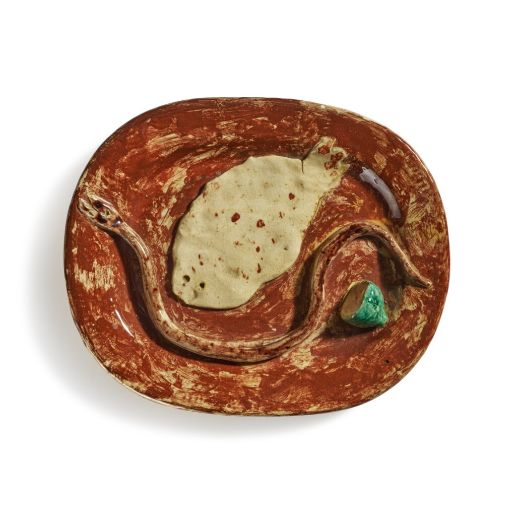 View full screen - View 1 of Lot 44. Plat aux poisons (en relief) (G. R. 15).