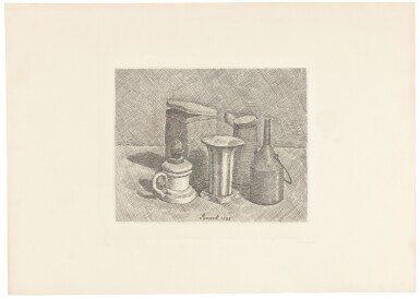 View full screen - View 1 of Lot 75. Natura morta con il lume bianco a sinistra.