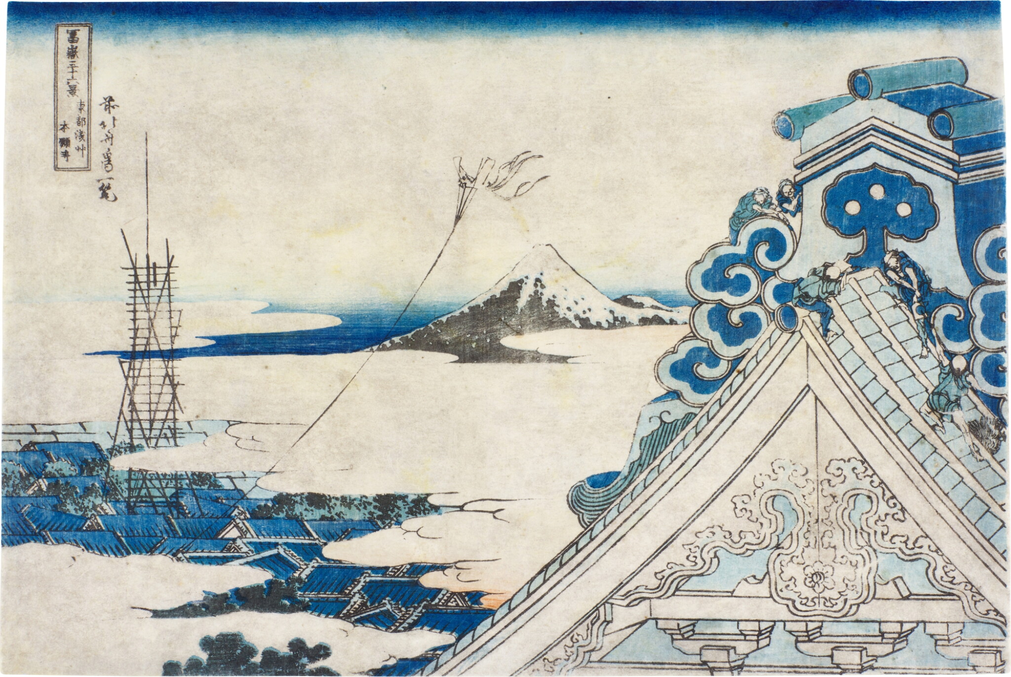 Katsushika Hokusai 1760 1849 Hongan ji Temple At Asakusa In Edo katsushika-hokusai-1760-1849-hongan-ji-temple-at-asakusa-in-edo