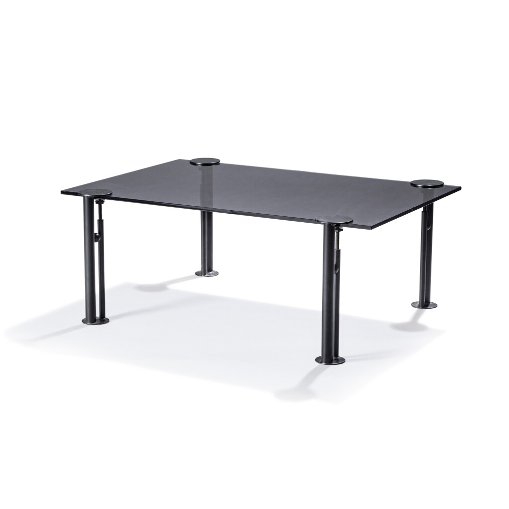 View full screen - View 1 of Lot 83. Coffee table, Joe Ship legs system.