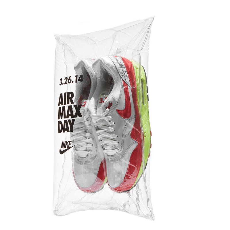 View full screen - View 1 of Lot 8507. Nike Tinker Hatfield Signed Air Max 1 | Nike Air Max 1 球鞋,附 Tinker Hatfield 簽名.