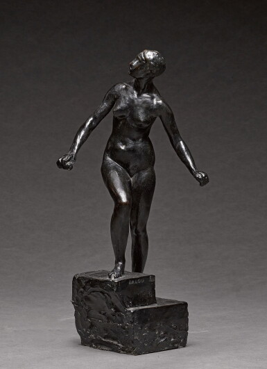 View full screen - View 1 of Lot 60. AIMÉ-JULES DALOU | ÉTUDE DE FEMME POUR LA RÉPUBLIQUE OU LA LIBERTÉ (SKETCH OF A WOMAN FOR THE REPUBLIC OR FREEDOM).