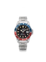 ROLEX | REFERENCE 1675 GMT-MASTER A STAINLESS STEEL AUTOMATIC DUAL TIME WRISTWATCH WITH DATE AND BRACELET, CIRCA 1971