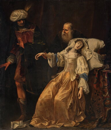 View full screen - View 1 of Lot 324. Death of Lucretia.