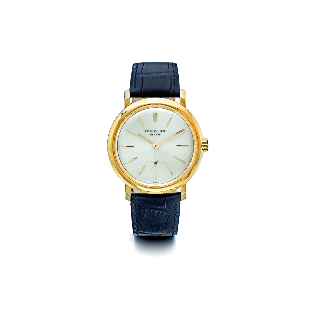 View full screen - View 1 of Lot 1007. PATEK PHILIPPE | REF 3440, A YELLOW GOLD AUTOMATIC WRISTWATCH, CIRCA 1960 | 百達翡麗 | 3440型號黃金自動上鏈腕錶,年份約1960.