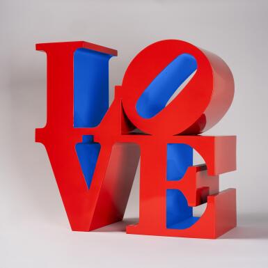 View full screen - View of LOVE (Red Outside Blue Inside).