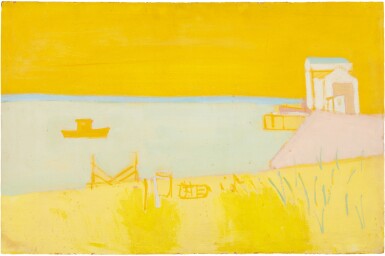 View full screen - View 1 of Lot 258. ALEX KATZ | UNTITLED (SHORE SCENE).
