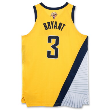 View full screen - View 1 of Lot 46. Thomas Bryant Indiana Pacers 2025 NBA Finals Game Worn Statement Edition Jersey | Game 1.