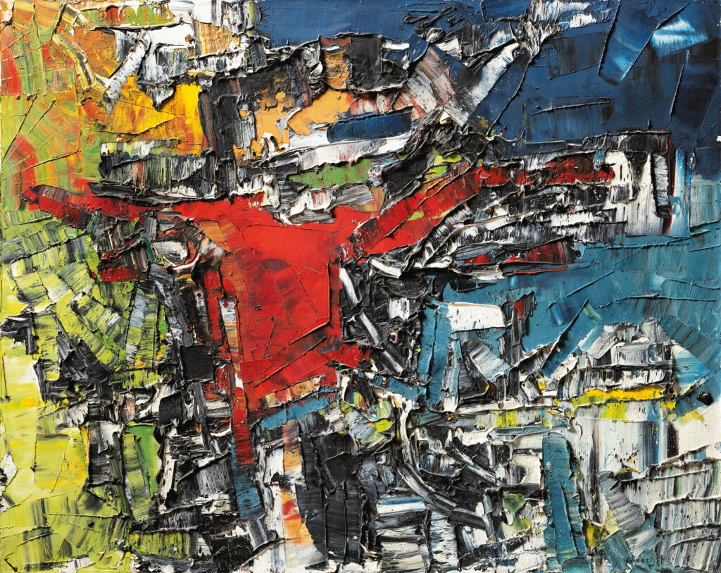 View full screen - View 1 of Lot 23. JEAN-PAUL RIOPELLE | PALAIS RUSTIQUE.