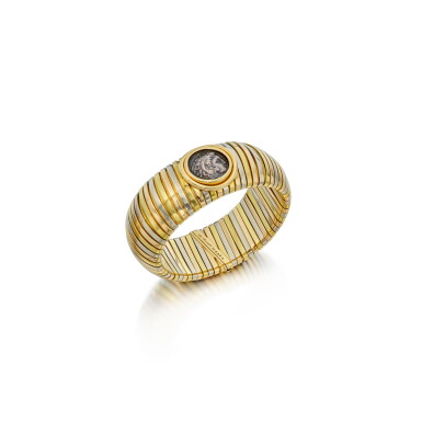 View full screen - View 1 of Lot 330. Three-Color Gold and Silver Coin 'Monete' Bracelet.