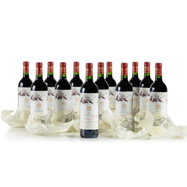 View full screen - View 1 of Lot 211. Château Mouton Rothschild 1996 (12 BT).