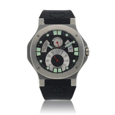 View full screen - View 1 of Lot 107. Seven Day Sport Stainless steel wristwatch with date and seven day power reserve Circa 2005.