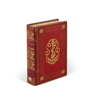 View full screen - View 1 of Lot 405. Council of Trent, Catechismo, Venice, Aldo Manuzio, 1568, red morocco by Storr of Grantham, Syston Park copy.