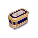 A Gold and Enamel Snuff Box, Joseph-Etienne Blerzy, Paris, 1774/1775 and Later