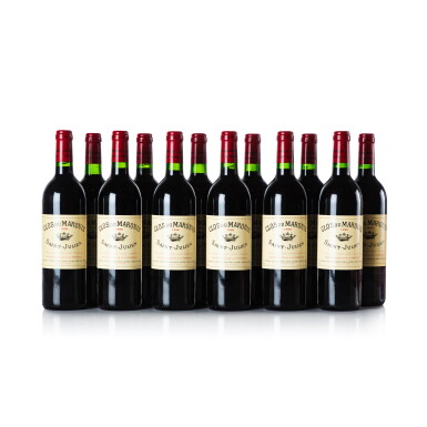 View full screen - View 1 of Lot 137. Clos du Marquis 1996 (12 BT).