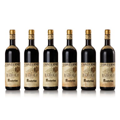 View full screen - View 1 of Lot 332. Barolo Riserva, Monfortino 1995 Giacomo Conterno (6 BT).