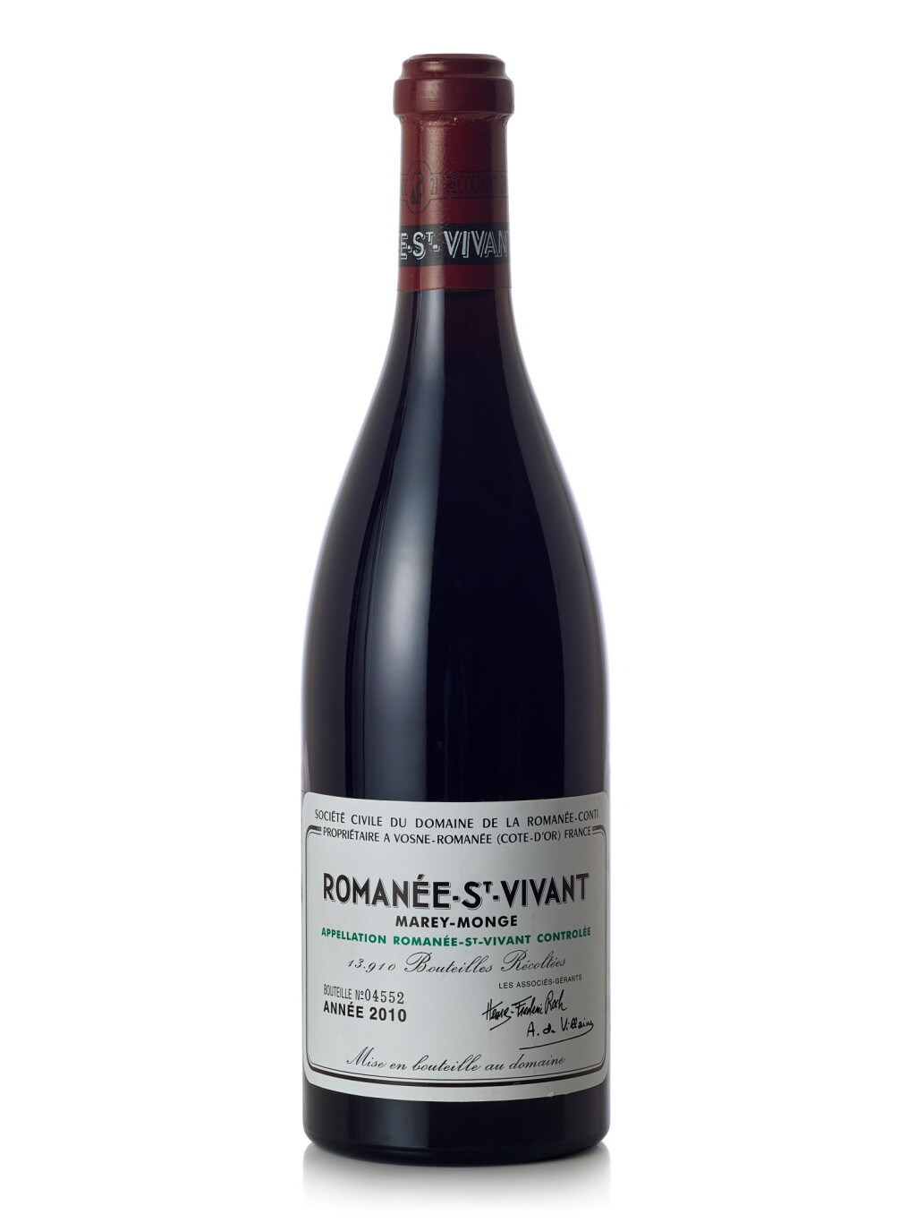 View full screen - View 1 of Lot 8086. Romanée St. Vivant 2010 Domaine de la Romanée-Conti (1 BT) .