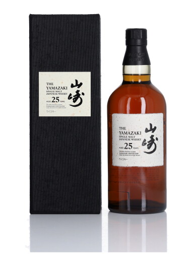 View full screen - View 1 of Lot 120. The Yamazaki 25 Year Old 43.0 abv NV (1 Bottle 70cl).