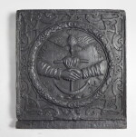 Four French Cast Iron Firebacks, Three 17th/18th Century and one Modern