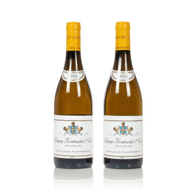 View full screen - View 1 of Lot 468. Puligny Montrachet, Les Pucelles 2018 Domaine Leflaive (2 BT).