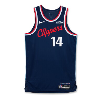 View full screen - View 1 of Lot 84. Yanic Konan Niederhauser Los Angeles Clippers 2025-2026 Game Issued Icon Edition Jersey | Probable Wear | 3rd Career Game.