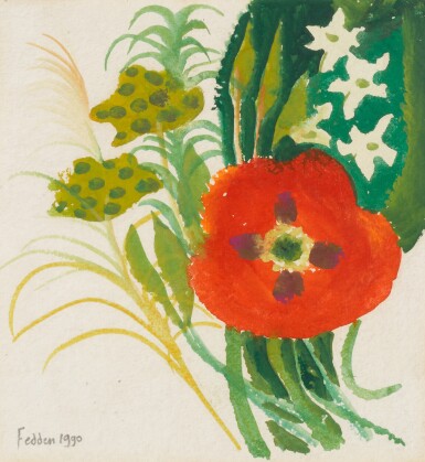 View full screen - View 1 of Lot 183. Red Poppy.