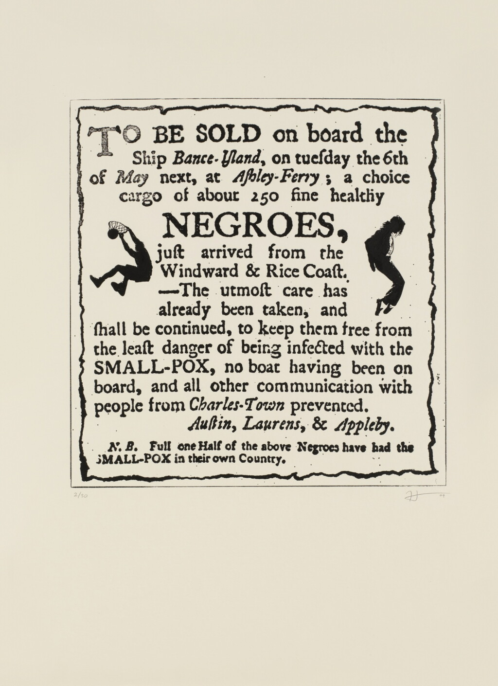 View full screen - View 1 of Lot 364. Negroes to be Sold.