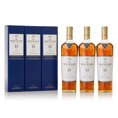 View full screen - View 1 of Lot 9357. The Macallan 15 Year Old Double Cask 43.0 abv NV (3 BT70).