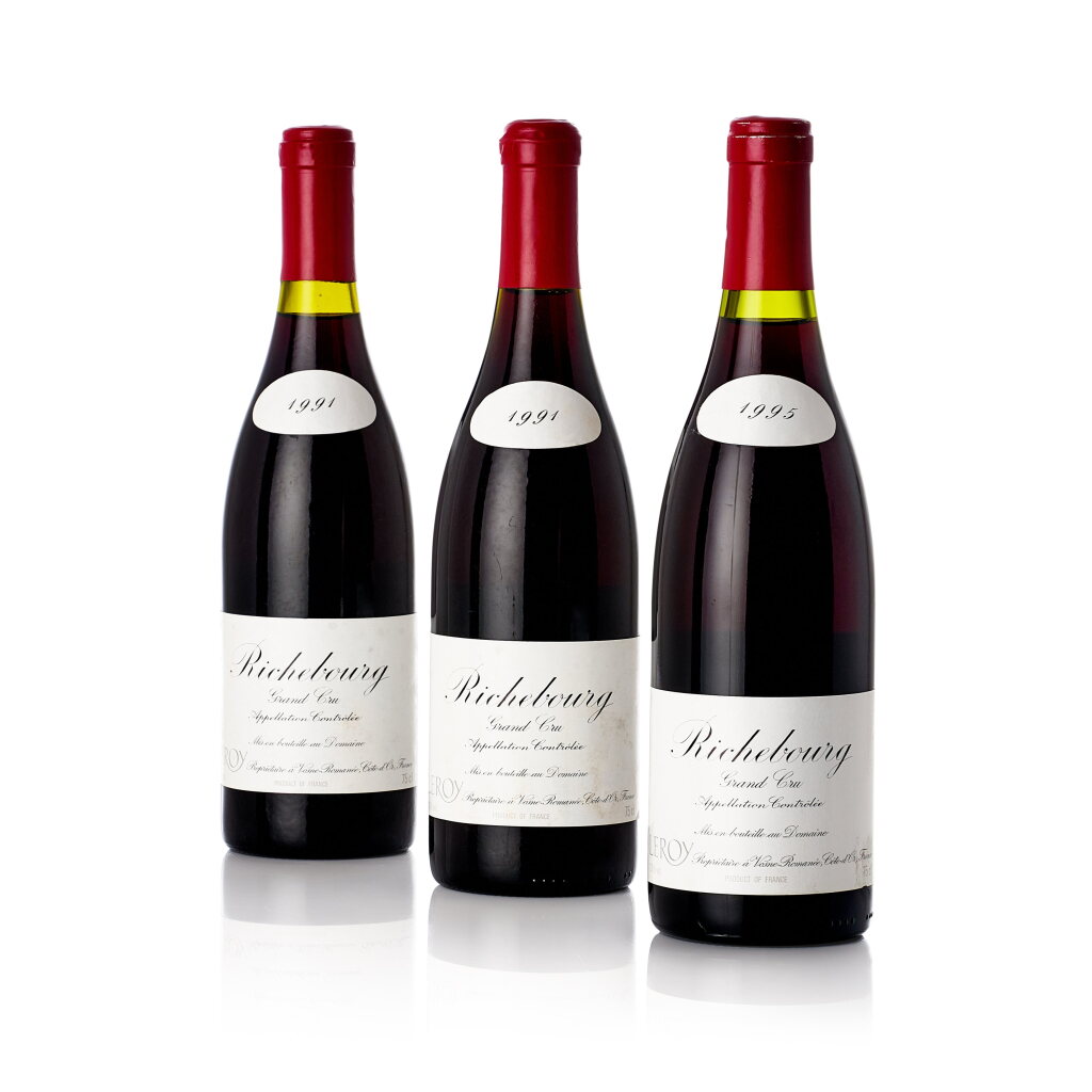 View full screen - View 1 of Lot 7378. Richebourg 1991 Domaine Leroy (2 BT).