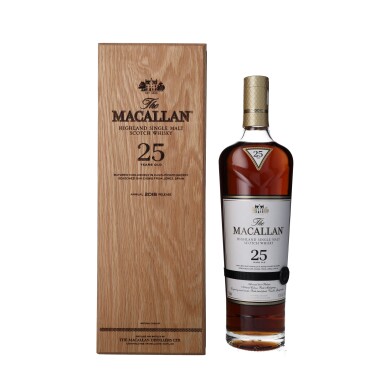 View full screen - View 1 of Lot 23. The Macallan 25 Year Old Sherry Oak 43.0 abv NV (1 BT75).