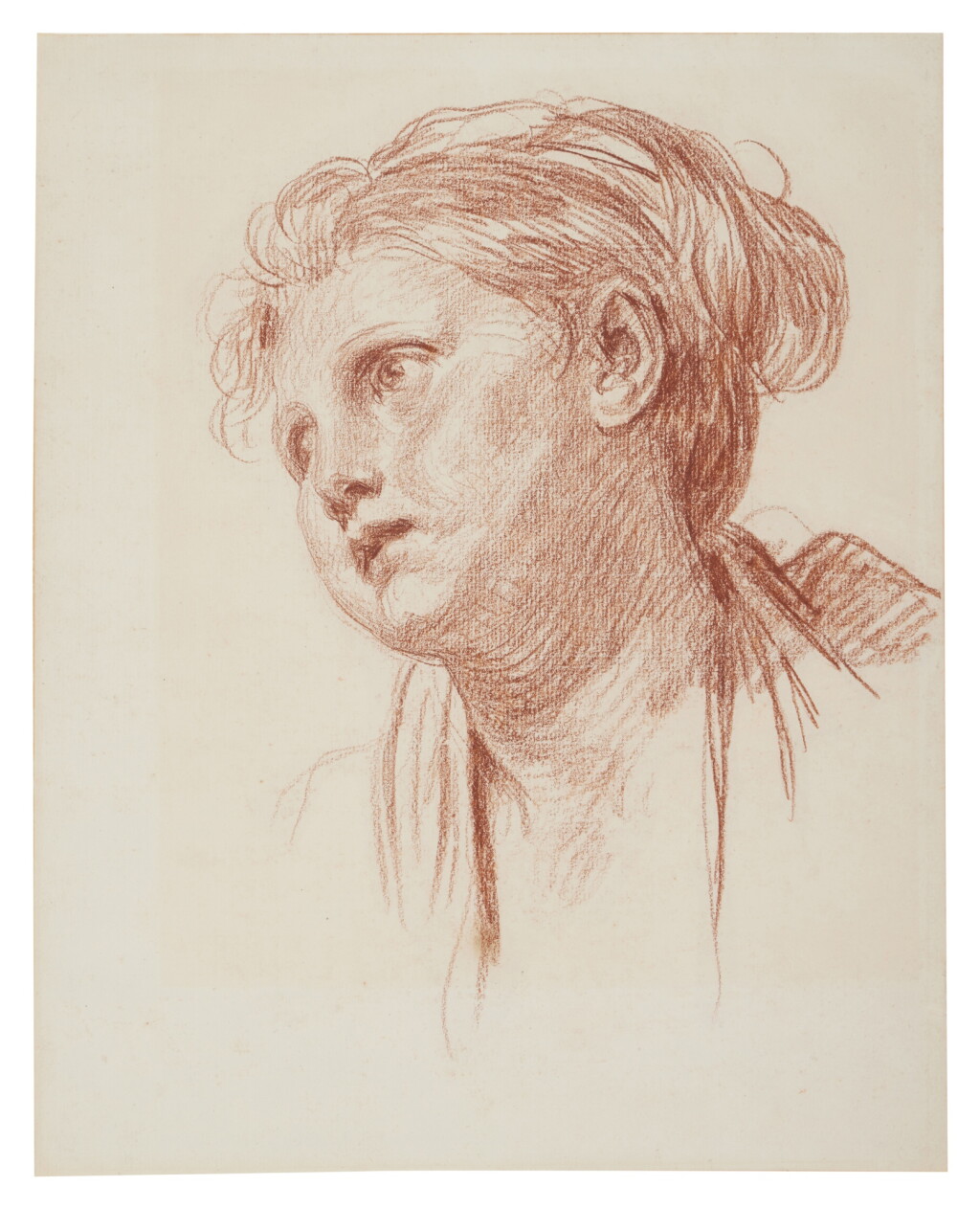 View full screen - View 1 of Lot 40. Head of a young girl.