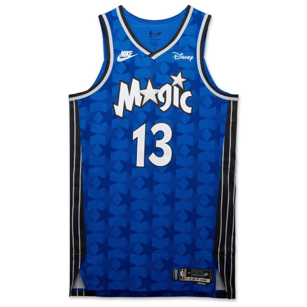 View full screen - View 1 of Lot 76. Jett Howard Orlando Magic 2023-2024 Game Worn Classic Edition Jersey.