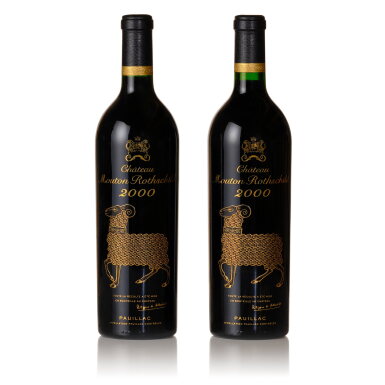 View full screen - View 1 of Lot 392. Château Mouton Rothschild 2000 (2 BT).