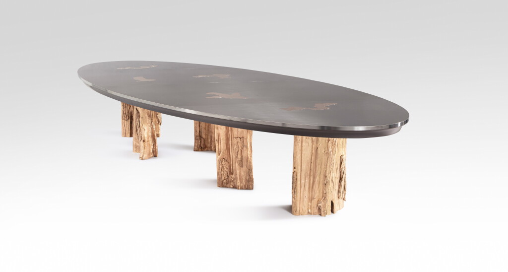 View full screen - View 1 of Lot 156. Dining table, unique piece, special commission.