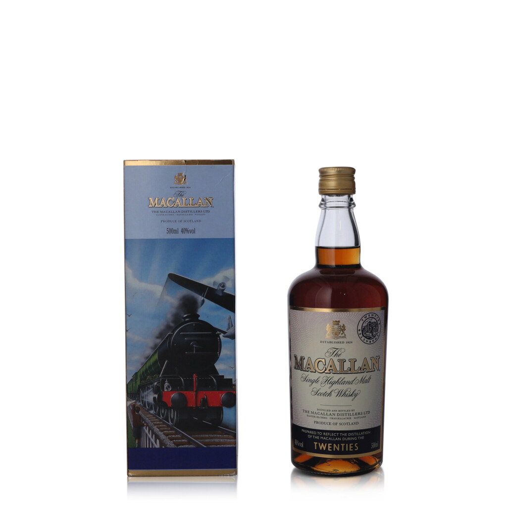 View full screen - View 1 of Lot 57. The Macallan Travel Decades Series "Twenties" 40.0 abv NV (1 BT50).
