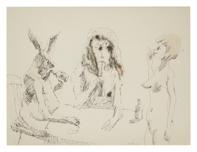 View full screen - View 1 of Lot 417. JOHN ALTOON | ALICE IN WONDERLAND AND THE PRINCESS.