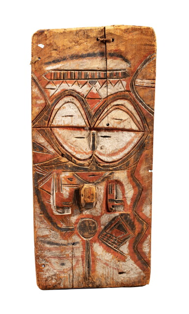 View full screen - View 1 of Lot 125. Panneau mpayenga, Téké, République Démocratique du Congo | Teke mpayenga panel, Democratic Republic of the Congo.
