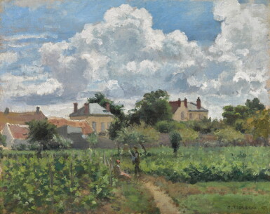 View full screen - View 1 of Lot 440. L'allée des vignes à Pontoise.