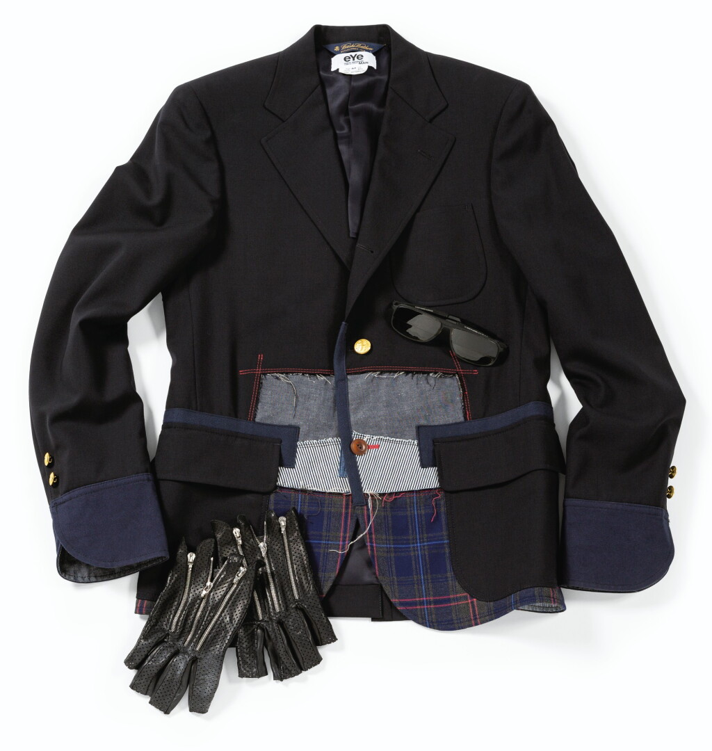 View full screen - View 1 of Lot 701. Black Wool Jacket, 2008 | Veste patchwork en laine froide noire, 2008.