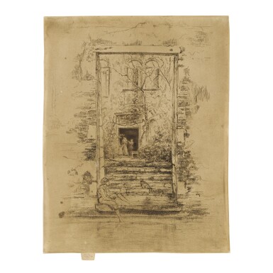 View full screen - View 1 of Lot 114. JAMES MCNEILL WHISTLER | THE GARDEN (KENNEDY 210; GLASGOW 194).