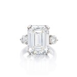 Diamond Ring | 10.29克拉 長方形 H色 鑽石 戒指