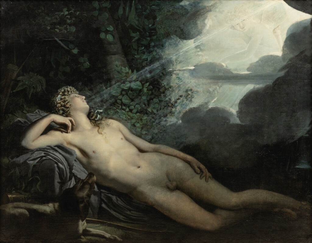 View full screen - View 1 of Lot 107. CIRCLE OF ANNE-LOUIS GIRODET-TRIOSON | THE SLEEP OF ENDYMION.